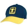 Couleur : Bleu marine Casquette Trapper en Coton par Guy Cotten, Bleu/Jaune