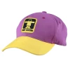 Couleur : Rose Casquette Trapper en Coton par Guy Cotten, Rose/Jaune
