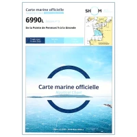 Carte marine 6990L du Shom - De la Pointe de Penmarc'h � la Gironde