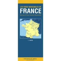 Carte des voies navigables de France par EDB