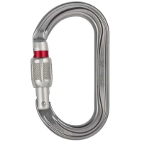 Mousqueton OK Screw Lock par Petzl : ovale en aluminium � verrouillage manuel