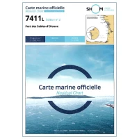 Carte marine 7411L du Shom - Port des Sables-d'Olonne