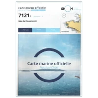 Carte marine 7121L du Shom - Baie de Douarnenez