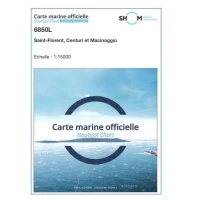 Carte marine 6850L du Shom - Saint-Florent, Centuri et Macinaggio