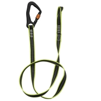 Longe plate 1 mousqueton aluminium Twist Lock de 1m50 par Plastimo