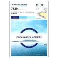 Carte marine 7139L du Shom - De la Pointe du Talut � la Pointe de G�vres - �le de Groix