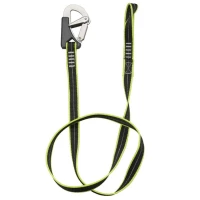 Longe plate 1 mousqueton inox double s�curit� de 1m50 par Plastimo