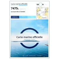 Carte marine 7475L du Shom - De Puerto Rico � Trinidad 