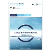 Carte marine 7144L du Shom -Embouchure de la Vilaine - De Damgan � La Roche-Bernard