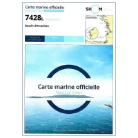 Carte marine 7428L du Shom - Bassin d'Arcachon