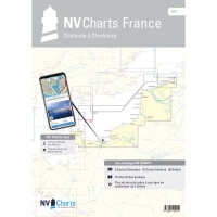 Carte marine NV Atlas France - FR1 - Oostende � Cherbourg