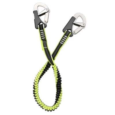 Longe �lastique 2 mousquetons inox double s�curit� de 1 � 1m50 par Plastimo - Plastimo