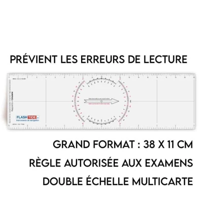 Rapporteur Circulaire bicolore - FlashTide