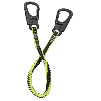 Longe �lastique 2 mousquetons aluminium double levier de s�curit� de 1 � 1m50 par Plastimo - Plastimo