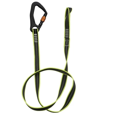 Longe plate 1 mousqueton aluminium Twist Lock de 1m50 par Plastimo - Plastimo