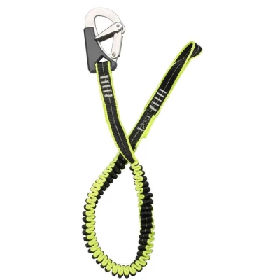 Longe �lastique 1 mousqueton inox double s�curit� de 1 � 1m50 par Plastimo - Plastimo