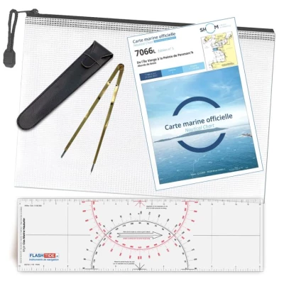 Pack Capitaine 200, Chef de quart 500, Capitaine 3000 - Kit Officiel pour Candidat aux examens - FlashTide