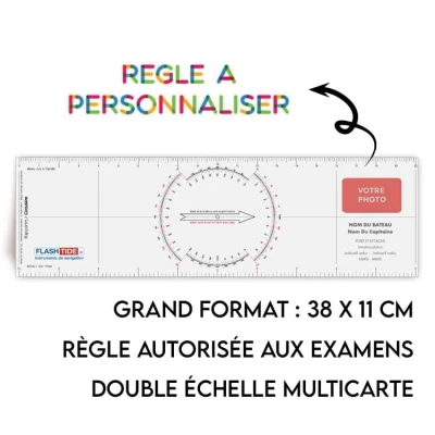 Rapporteur Circulaire bicolore - FlashTide