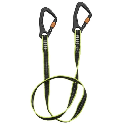 Longe plate 2 mousquetons aluminium Twist Lock de 1m50 par Plastimo - Plastimo