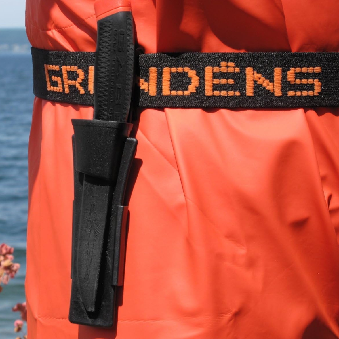 Vue sur le côté porté