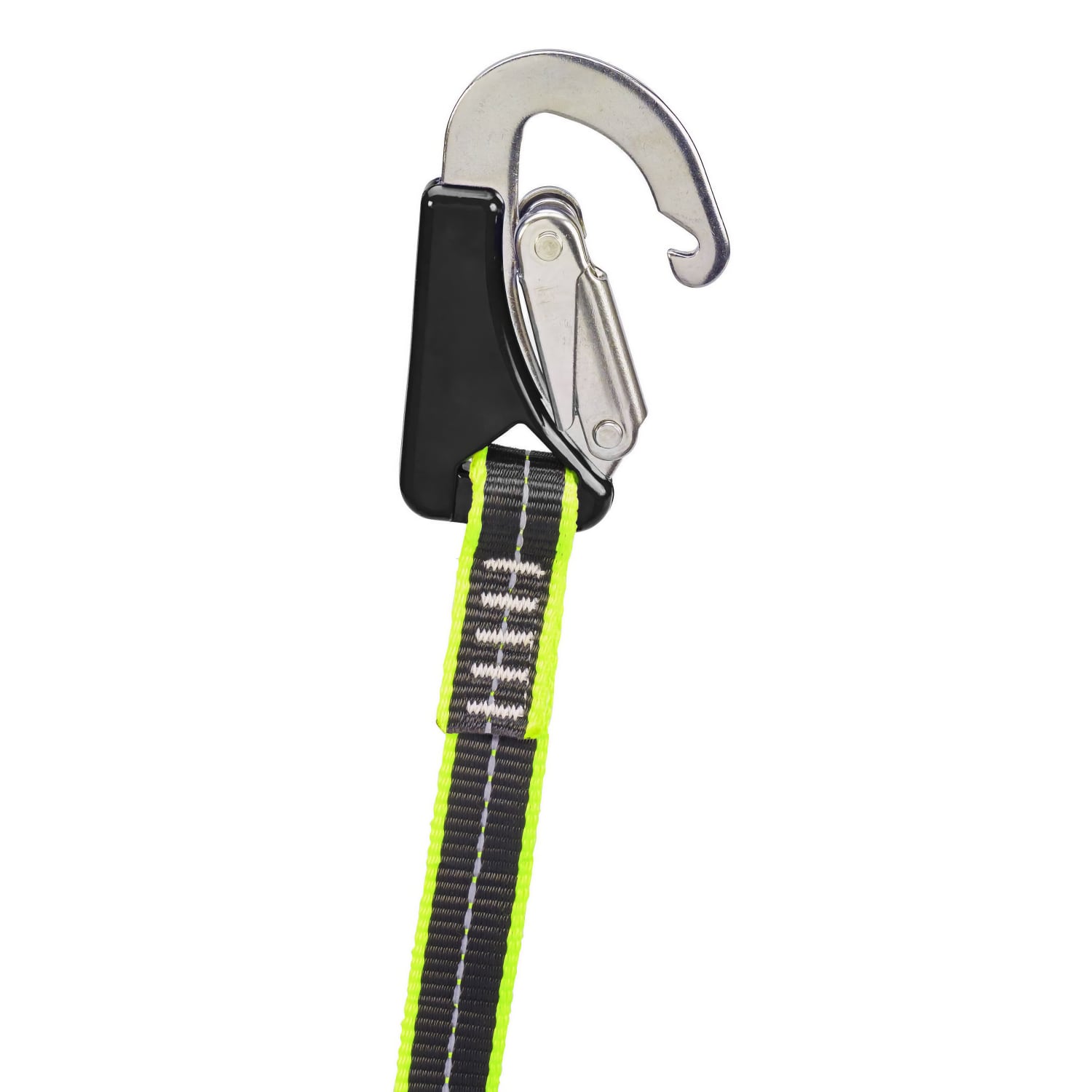 Vue mousqueton en inox à double sécurité