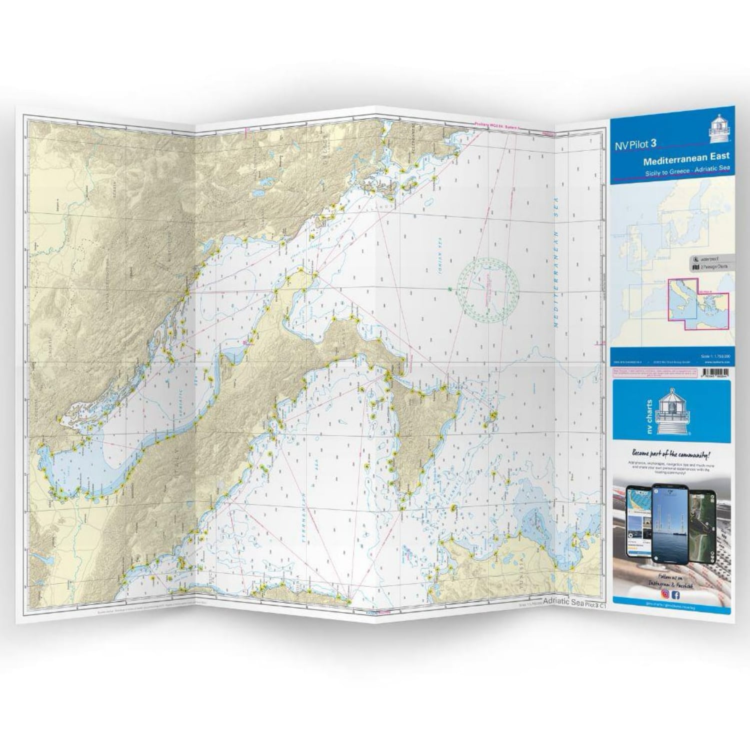 Vue recto partiellement déplié