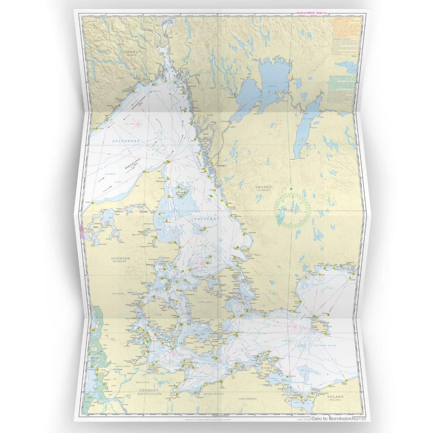 Verso déplié partiellement