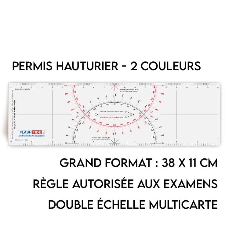 Commande � Ambleteuse, R�gle Cras Marine Hauturier bicolore