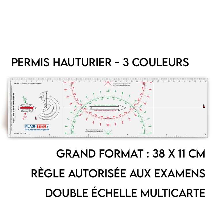Commande � bannegon, R�gle Cras Marine Performance tricolore