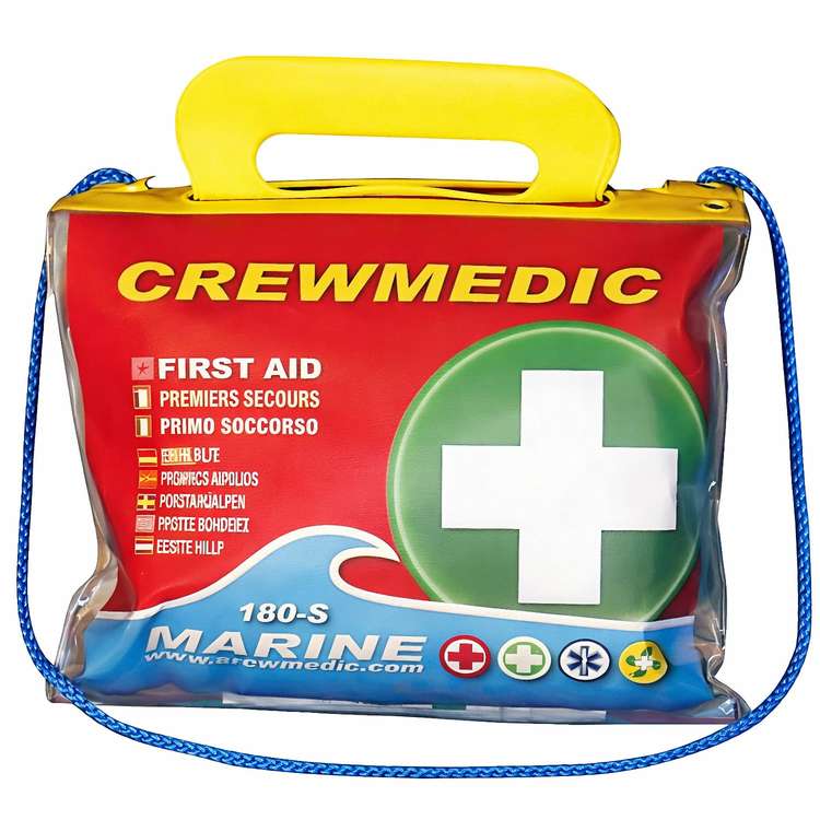 Trousse de premiers secours, pochette souple, �tanche et flottante, �quip�e d�un syst�me de fermeture herm�tique - CREWMEDIC
