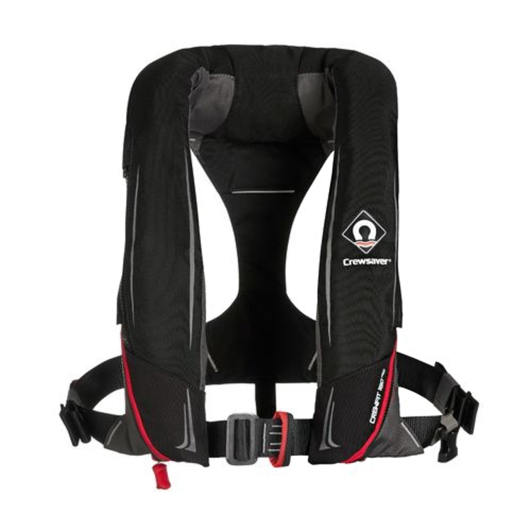 Gilet Gonflable CrewFit 180N Pro automatique avec harnais et flashlight par Crewsaver - Crewsaver