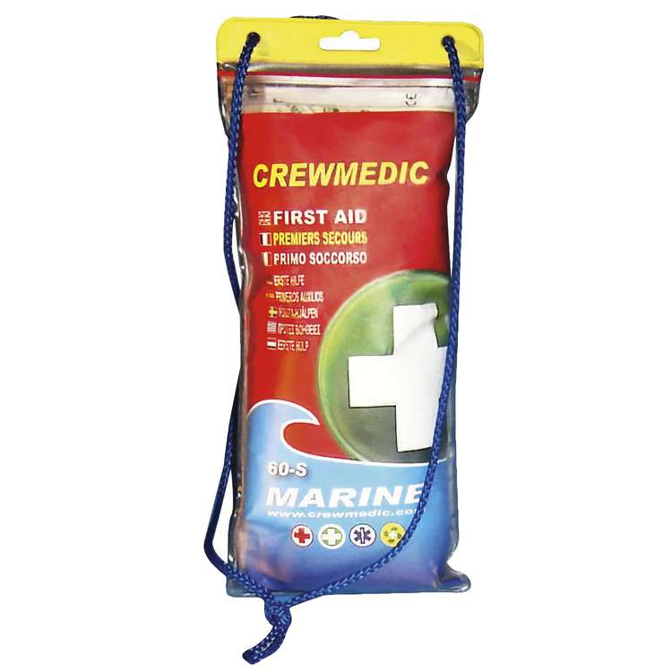 Trousse de premiers secours, pochette souple, �tanche et flottante, �quip�e d�un syst�me de fermeture herm�tique - CREWMEDIC