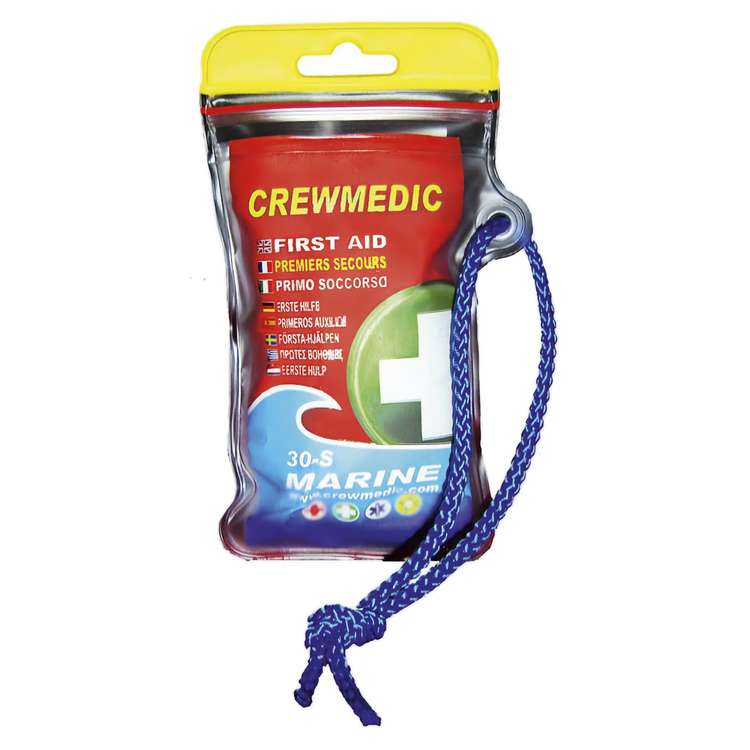 Trousse de premiers secours, pochette souple, �tanche et flottante, �quip�e d�un syst�me de fermeture herm�tique - CREWMEDIC