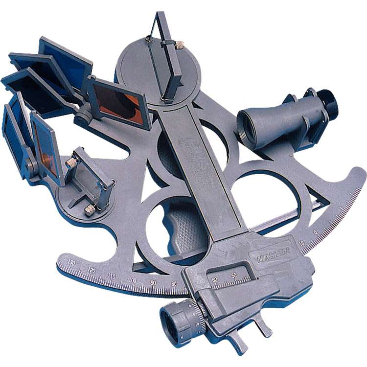 Sextant Davis Mark 25  Haute Prcision pour Navigation Astronomique et Ctire avec Optique Champ Total et clairage LED - Davis 