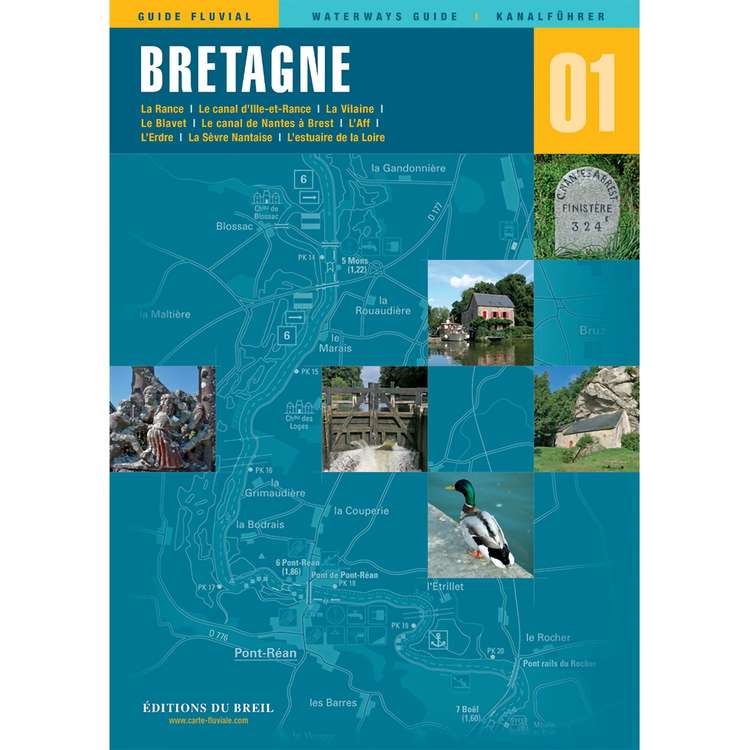 Guide EDB de navigation fluviale N1 - Bretagne - Les Editions du Breil