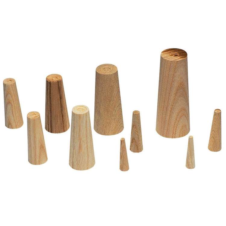 Pinoches coniques en bois - Plastimo