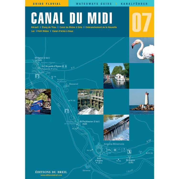 Guide EDB de navigation fluviale N7 - Canal du Midi - Les Editions du Breil