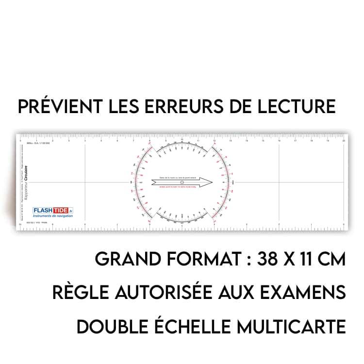 Rapporteur Circulaire bicolore - FlashTide