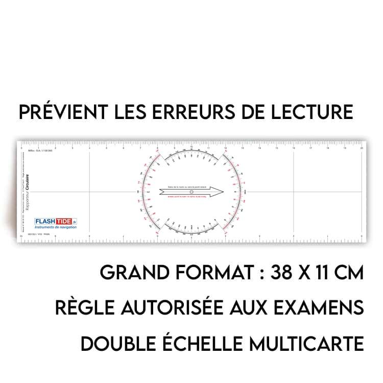 Personnaliser Rapporteur Circulaire bicolore