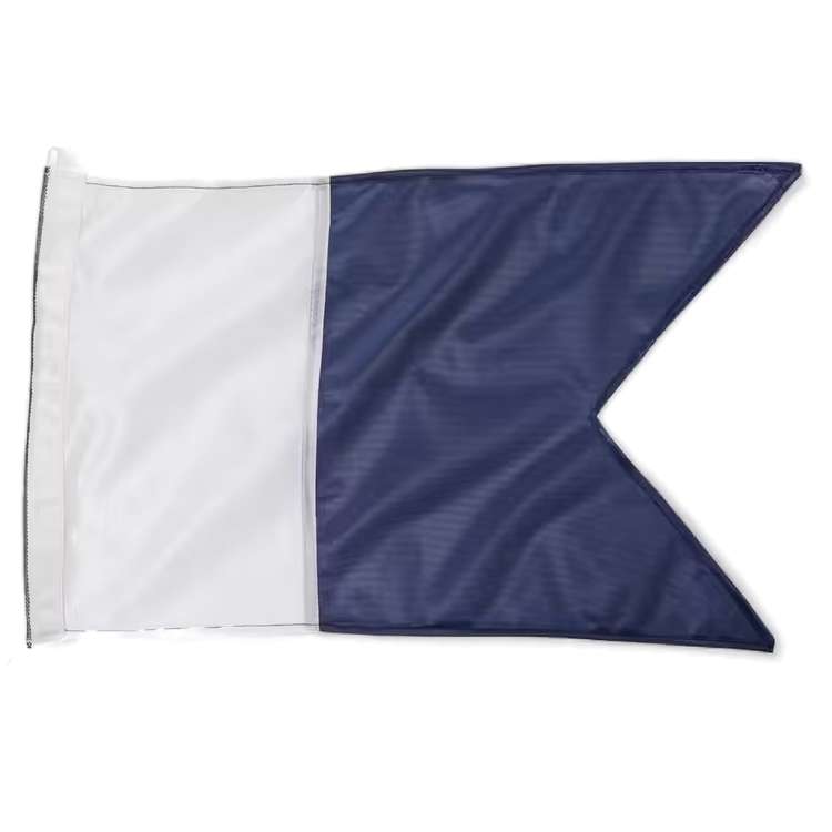 Pavillon Alpha - Signal de plonge 30 x 45 cm - Plastimo