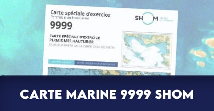 Cartes marines 9999 du SHOM pour permis hauturier