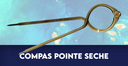 Toute la gamme de compas pointe sèche